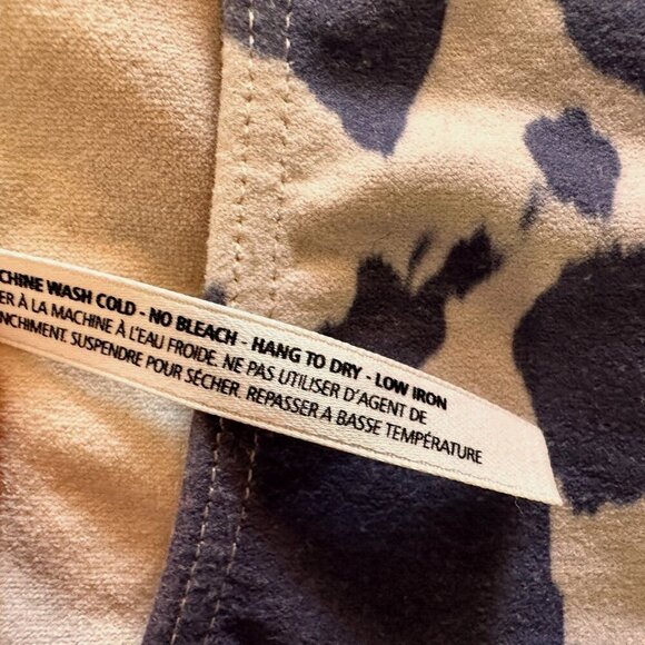 Babaton Tank Top Cow Print Sleeveless White Purple Aritzia - Picture 7 of 16